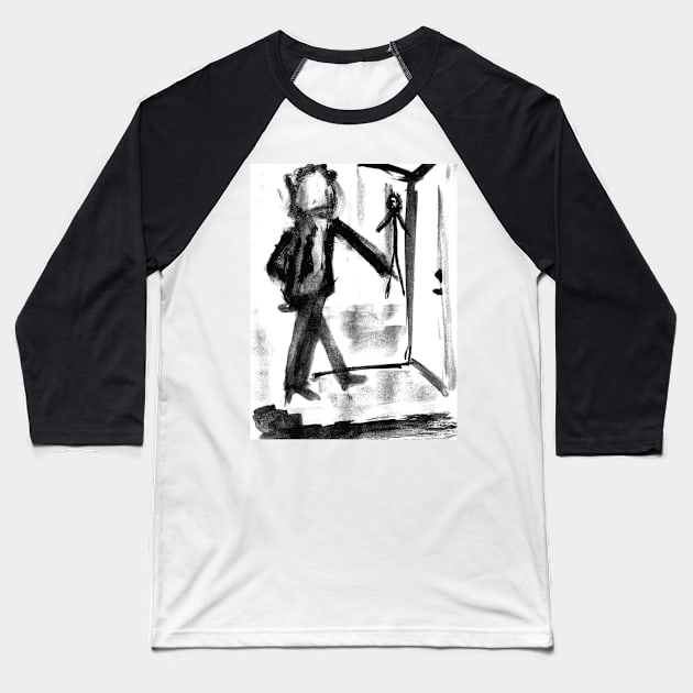 Open Doors Baseball T-Shirt by DaniVan